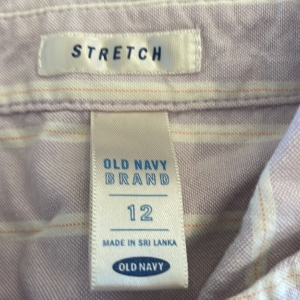 Striped button down top 133 - Picture 3 of 3
